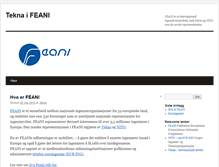 Tablet Screenshot of feani.tekna.no